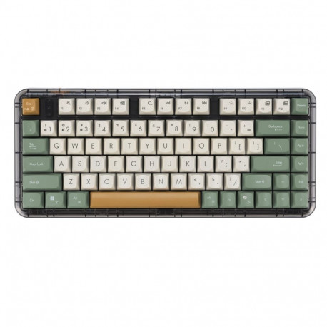 Wireless Keyboard - ASUS KD201 Jelly75 82 Keys Multi-Device Connectivity Milk White