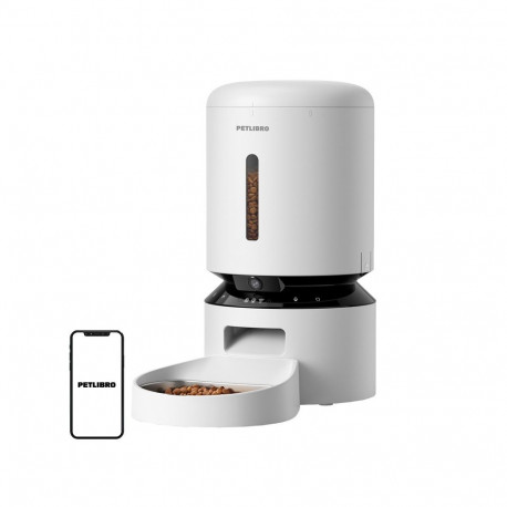 Pet Feeder - Petlibro Granary 5L Automatic Dispenser with Camera White