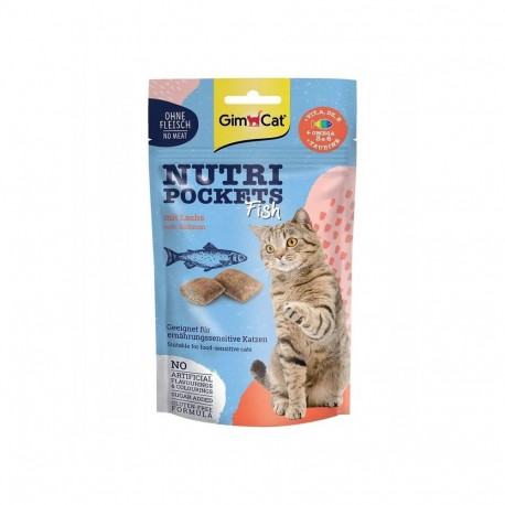 GIMCAT kassimaiused Nutri pockets lõhe 60g