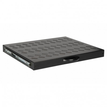 Equip Sliding Shelf 19', 1U, 600MM, Black