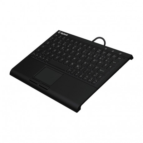 KeySonic KSK-3211ELU (DE) keyboard Home USB QWERTZ German Black