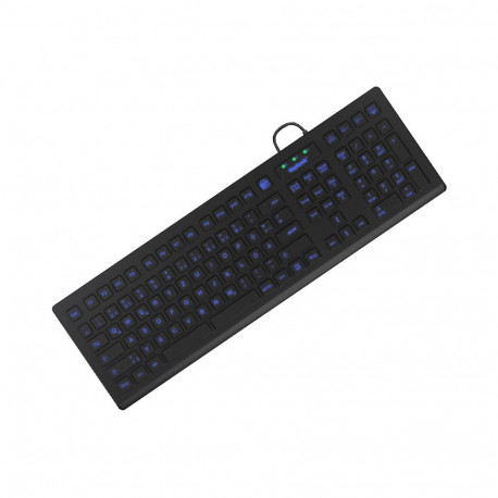 KeySonic KSK-8031INEL-B (DE) keyboard Industrial USB QWERTZ German Black