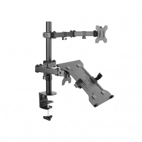 Equip monitori ja sülearvuti lauakinnitus 13"-32" liigenditega topeltvars