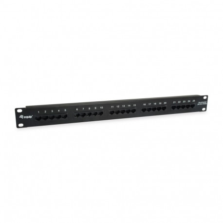 Equip isdn jaotuspaneel 25-Port Cat.3 RJ45, must