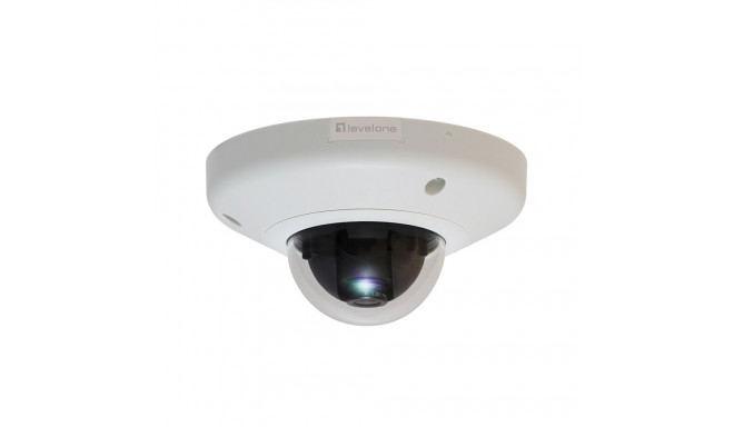 LevelOne HUBBLE Fixed Dome IP Network Camera, 3-Megapixel, 802.3af PoE, Vandalproof