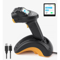 Inateck PRO 8 Handheld bar code reader 1D/2D CCD / CMOS Yellow, Black