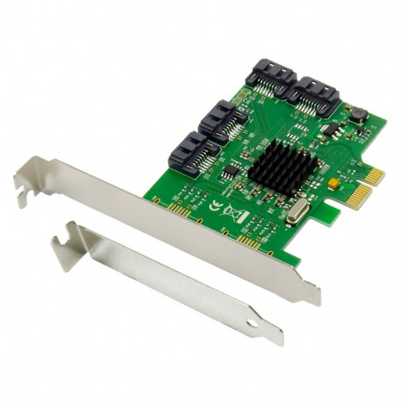 Dawicontrol PCI Card PCI-e DC-614e RAID 4Kanal SATA6G Retail RAID controller PCI Express 2.0 6 Gbit/