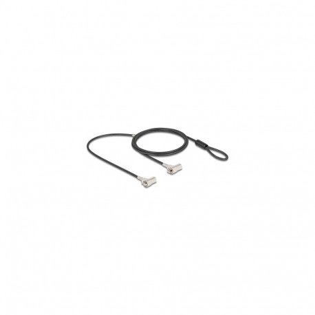 Navilock 20935 cable lock Black, Silver 1.8 m