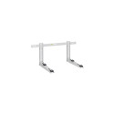 InLine Bracket for split air conditioner outdoor unit or heat pump, white