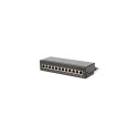 Digitus Desktop CAT 6A, class EA patch panel, shielded, black