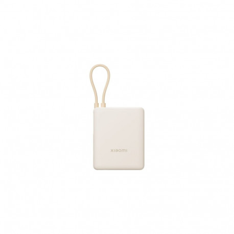 Xiaomi 33W Power Bank 10000mAh, Integrated Cable, Tan