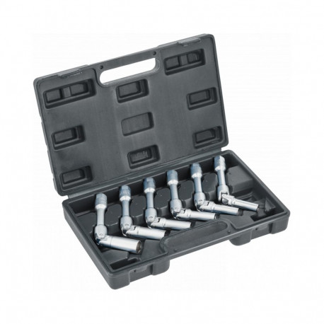 Hogert Pikkade korkide komplekt süüteküünaldele 6 tk, 160mm, 3/8 tolli, 8-16mm, kroom-vanaadiumteras