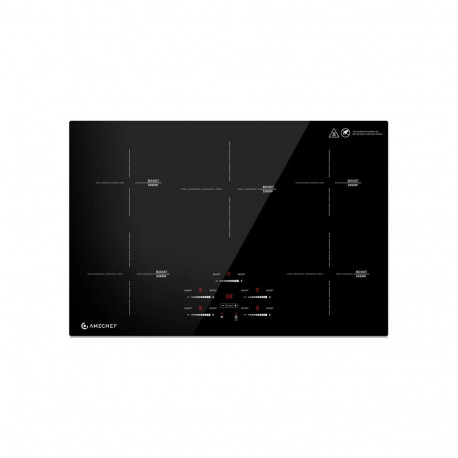 AMZCHEF CE-FS-I95S-GFFDD0 5-zone induction cooktop