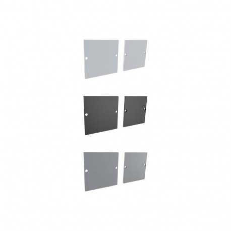 "Synergy 21 LED U-Profil zub ALU3535 Endkappe (Paar) silber"