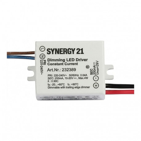 Synergy 21 LED Helios süvistatava laevalgusti toiteplokk, TRIAC hämardatav