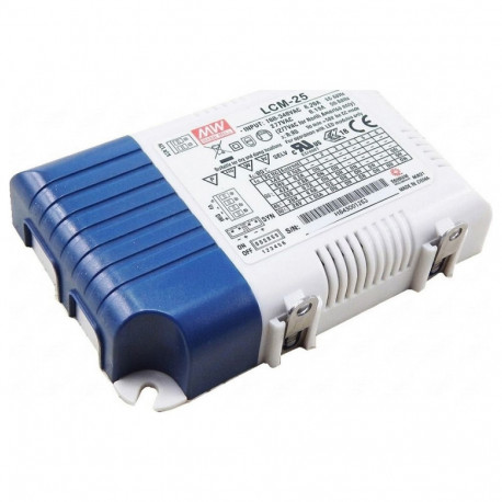 Mean Well toiteplokk 21, CC-draiver 350~1050mA ~18,9W, 0–10V hämardatav / LCM-seeria