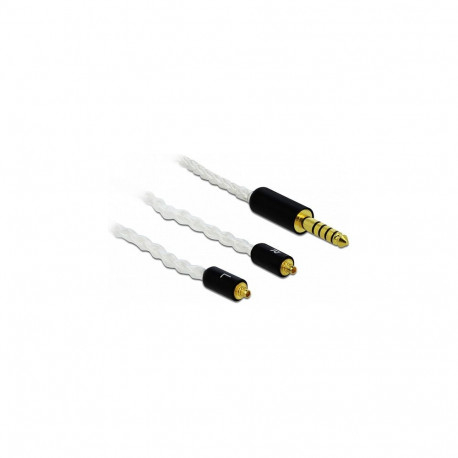 "Delock Audio Kabel 4,4 mm 5 Pin Klinkenstecker zu 2 x MMCX Stecker 1,20 m"