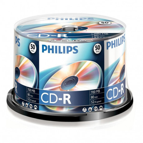 "1x50 Philips CD-R 80Min 700MB 52x SP"