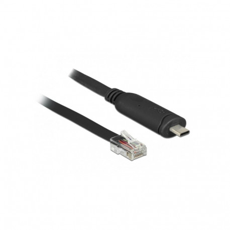 DeLOCK 63912 serial cable Black 2 m USB Type-C RJ45