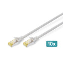 Digitus patchkaablid CAT 6A S/FTP 10 tk