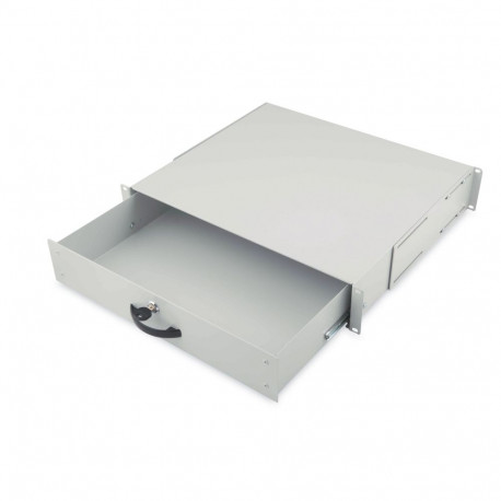 Digitus lukustatav sahtel 482.6mm (19") võrgu- ja serverkappidele 2U