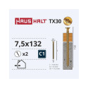 WINDOWS FRAME SCREW 7.5X132 2PCS
