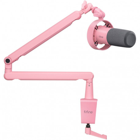 Microphone - Fifine T688P Dynamic Cardioid USB-C/XLR With Gain Control Pink