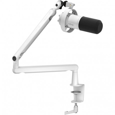 Microphone - Fifine T688W Dynamic Cardioid USB-C/XLR, Gain Control, White