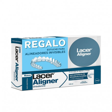 LACER ALIGNER PASTA DENTÍFRICA + ESTUCHE PACK 2 pz