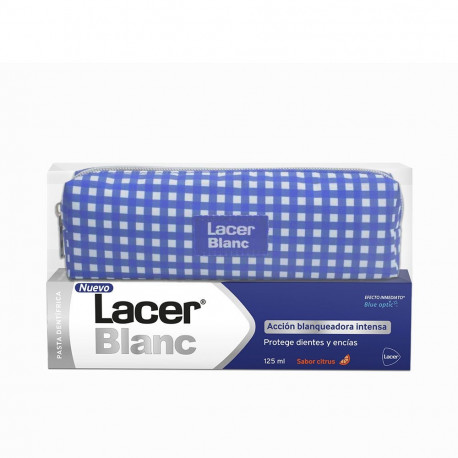 LACERBLANC tsitruseline hambapasta ja kosmeetikakott komplekt 2pz