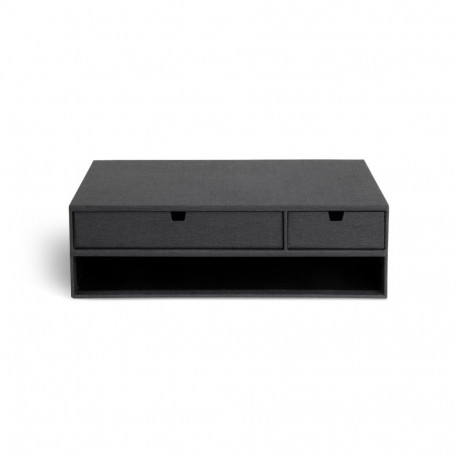 Monitori alus Ted Bigso Box, Canvas Paper Laminate Black C68