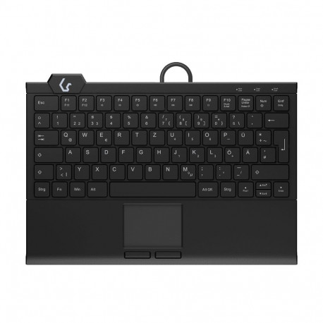 KeySonic klaviatuur KSK-5210ELU (DE) USB QWERTZ saksa, must