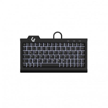 KeySonic klaviatuur KSK-3010ELC (DE) USB QWERTZ saksa, must