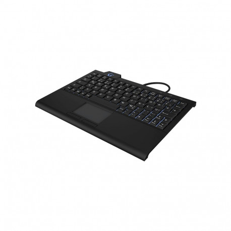 KeySonic klaviatuur KSK-3210ELU (DE) USB QWERTZ saksa, must