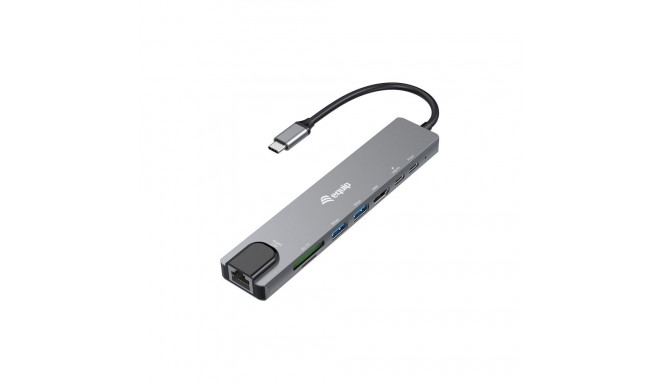 Equip adapter USB-C 8 in 1 multifunktsionaalne