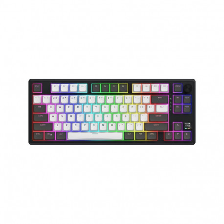 HATOR mänguklaviatuur Skyfall Pro Wireless 80 USB + RF Wireless + Bluetooth QWERTY US English, must,