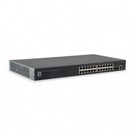 LevelOne L2 haldettav gigabit-lüliti KILBY 26-Port 2x10GbE SFP+