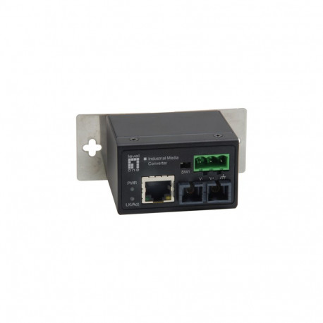 LevelOne tööstuslik meediakonverter RJ45 to ST fast ethernet multi-mode fiber 2km -40°C to 75°C