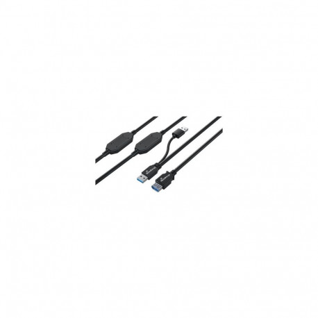 MediaRange USB-kaabel MRCS244 USB 3.2 Gen 1 (3.1 Gen 1) 15m 2x USB A USB A 5Gbit/s, must