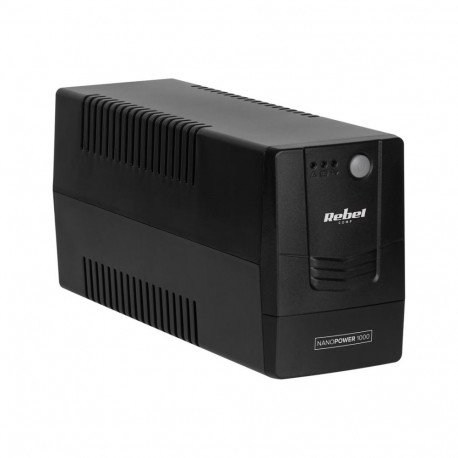 REBEL UPS Nanopower 1000 uninterruptible power supply (UPS) Line-Interactive 1000 VA 600 W 2 AC outl