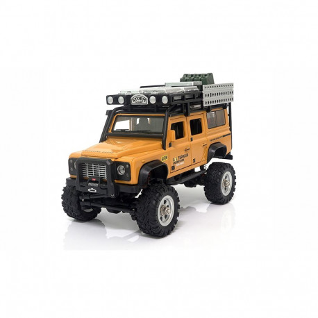 Amewi roomikauto D90X28 kaugjuhtimismudel metallist elektrimootoriga 1:28, kollane