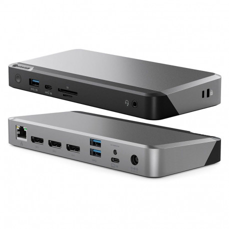 ALOGIC dokkimisjaam MX3 USB-C TripleDisplay DP Alt. Mode 100W Power Delivery