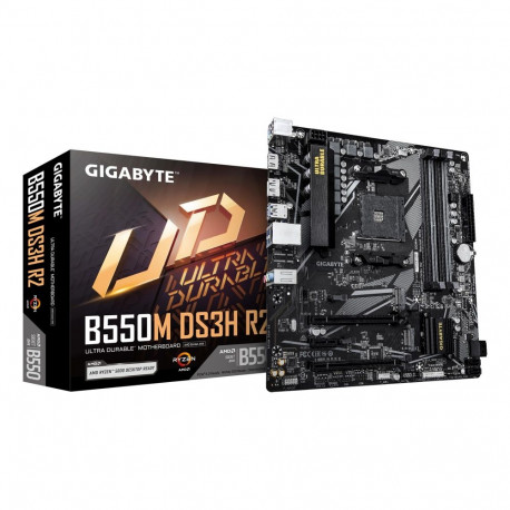 Mainboard|GIGABYTE|AMD B550|Socket AM4|micro ATX|RAM DDR4-SDRAM|4xSlots|2xNumber of M.2 (M) slots|B5
