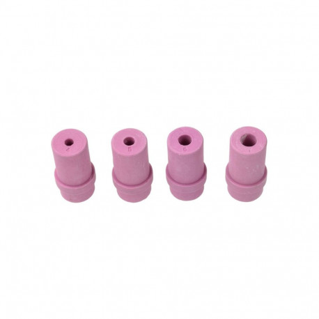 Geko keraamilised düüsiotsikud G02025, 4tk, 4mm, 5mm, 6mm, 7mm, välisläbimõõt 15.7mm, liivapritsi pü