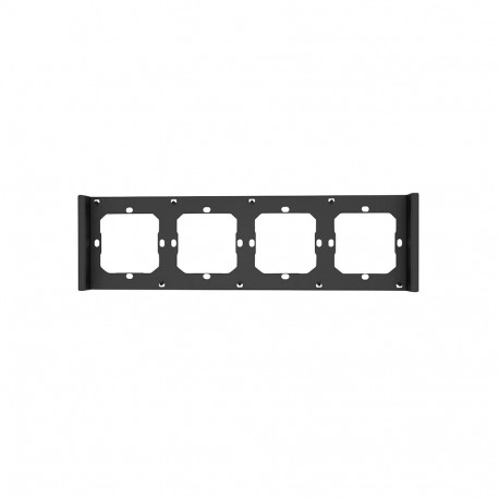 Frame for switch M5 80 quadruple 4-fold SONOFF M5-4C-80-F (graphite/black)