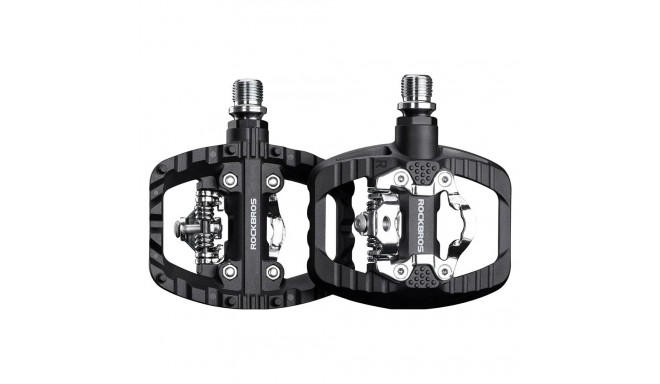 Rockbros PD303 Half-Lock Platform Bicycle Pedals - Black
