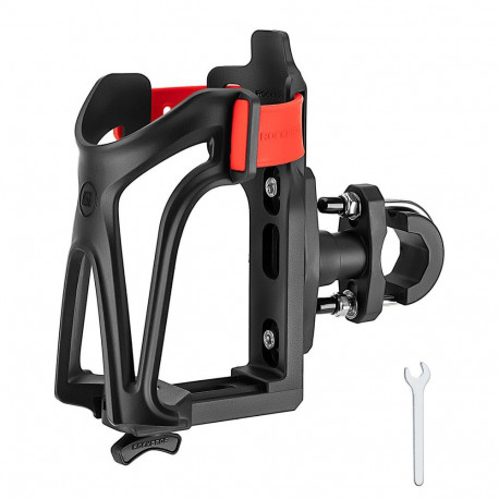 Rockbros 31210029 Motorcycle Bottle Holder - Black and Red