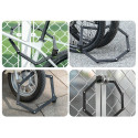 Rockbros 829 Folding Code Bike Lock - Black