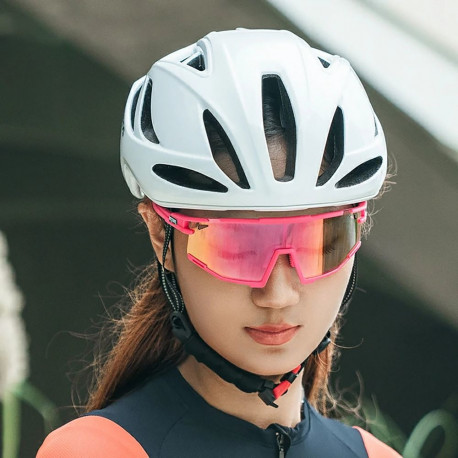 Rockbros SP258 ROAD TO SKY photochromic cycling glasses - pink