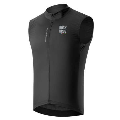 Rockbros TLMJ003-01 ROAD TO SKY men's lightweight breathable cycling vest S - black
